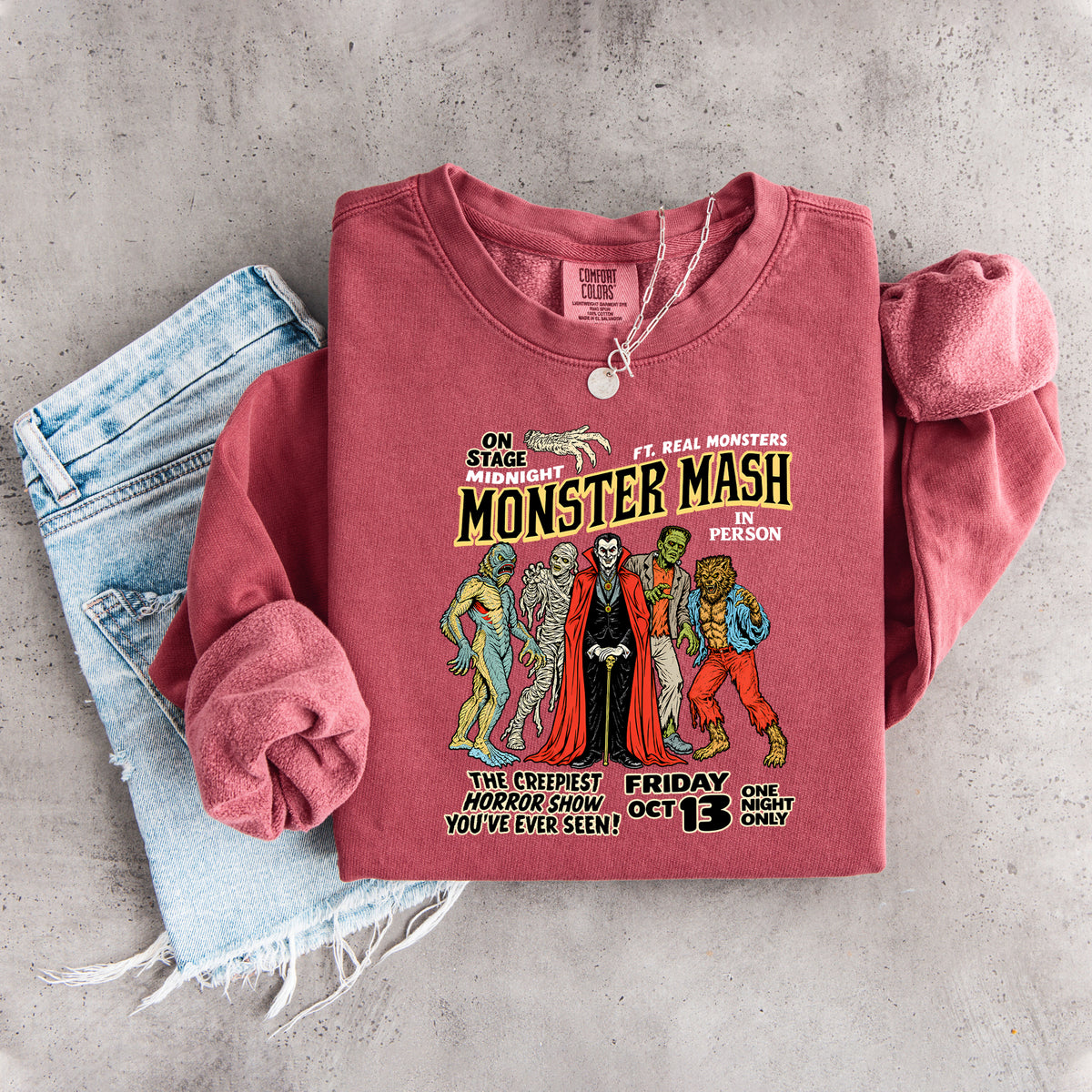 Suéter Vintage Look Monster Mash