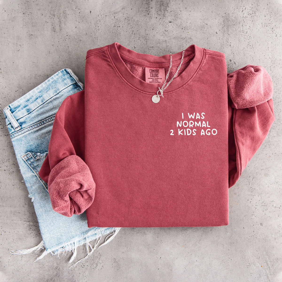 Sudadera «Hace 2 hijos yo era normal»