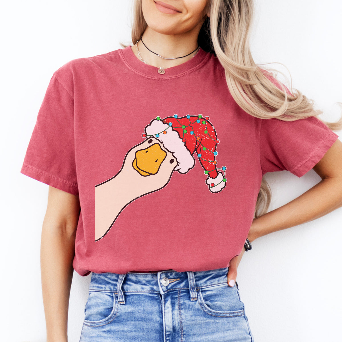 Funny Christmas Goose Tee
