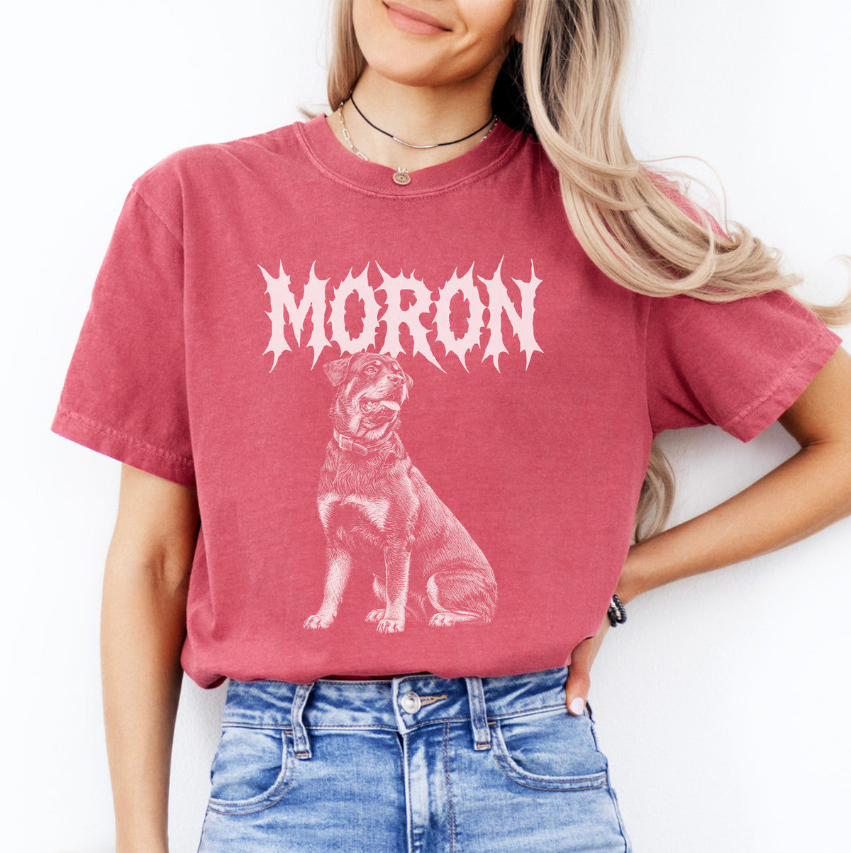 Personlized Gothic Pet Photo And Name Tee