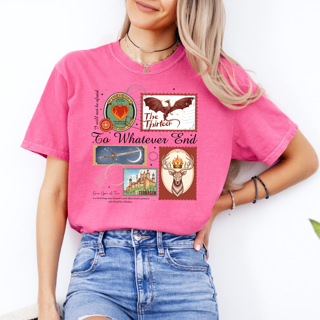 Throne Of Glass TOG Book Stamps Tee