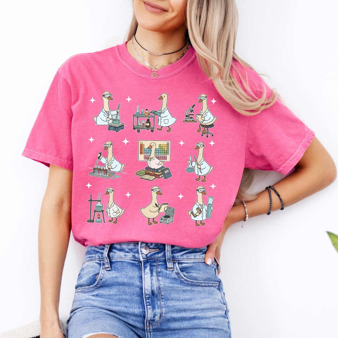 Camiseta "Pato Tonto" de Química