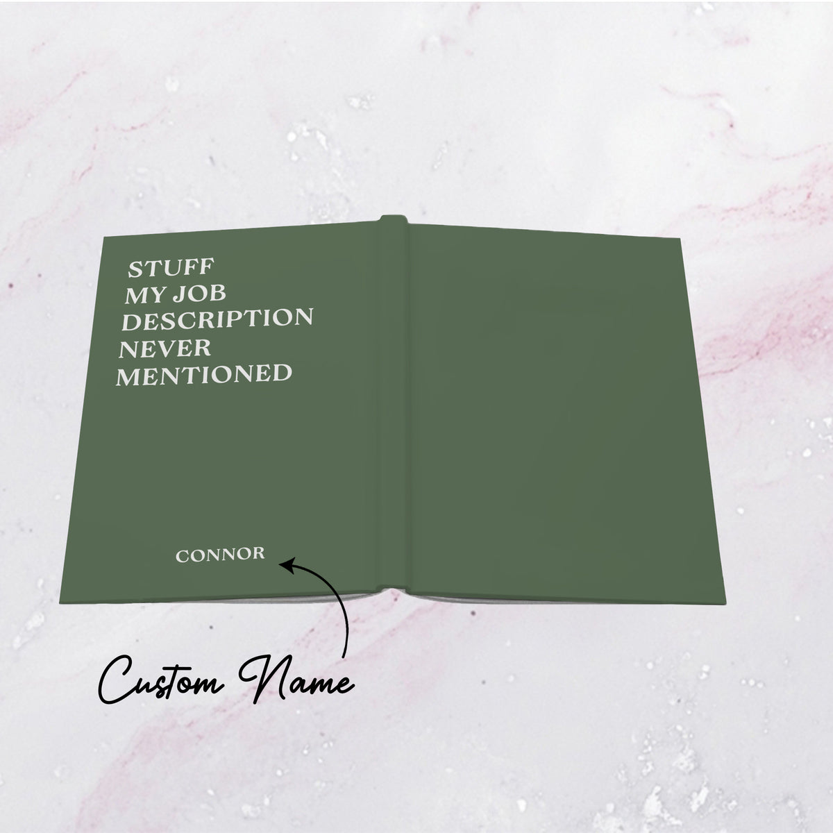 Personalized Stuff My Job Description Never Mentioned Journal
