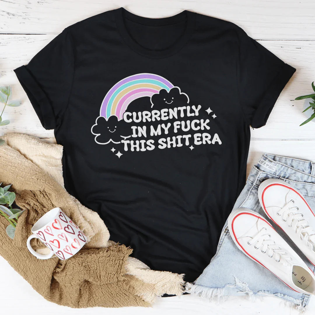 Currently In My F-ck This S-it Era Tee Black Heather / S Peachy Sunday T-Shirt