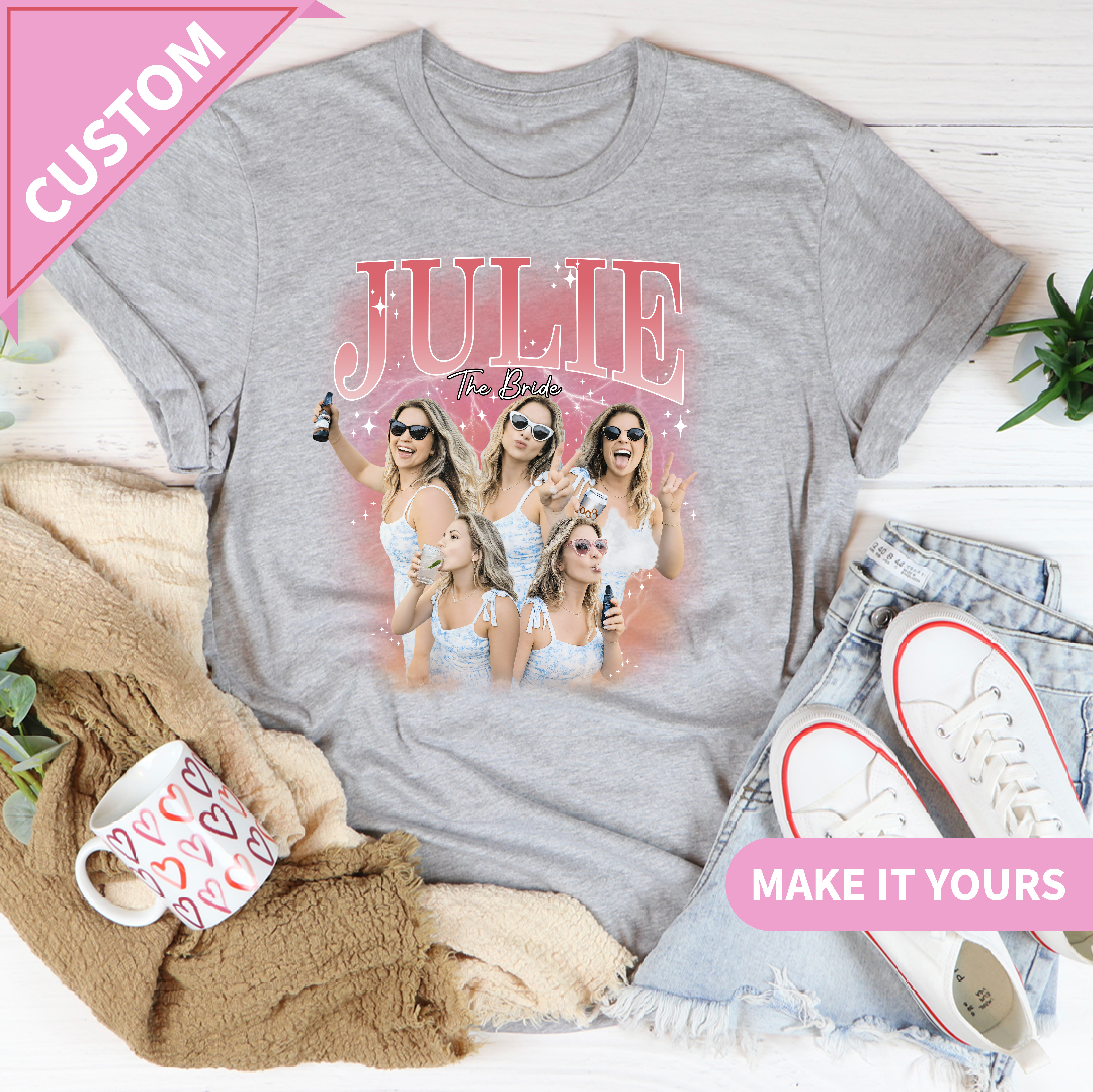 Personalized Girlfriend Bootleg Tee