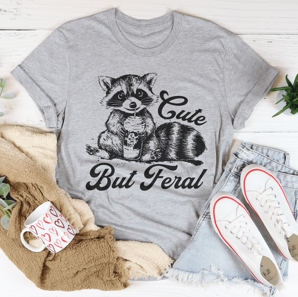 Cute But Feral Tee Athletic Heather / S Peachy Sunday T-Shirt