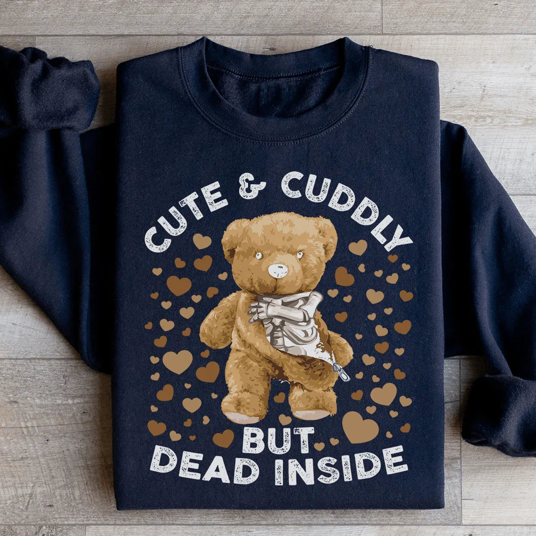 Cute & Cuddly Sweatshirt Black / S Peachy Sunday T-Shirt