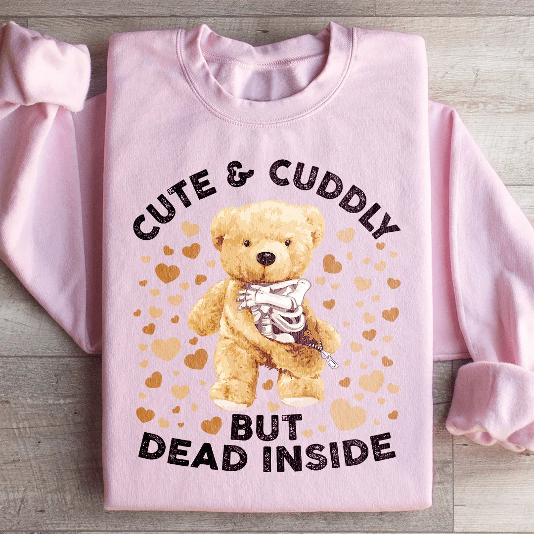 Cute & Cuddly Sweatshirt Light Pink / S Peachy Sunday T-Shirt