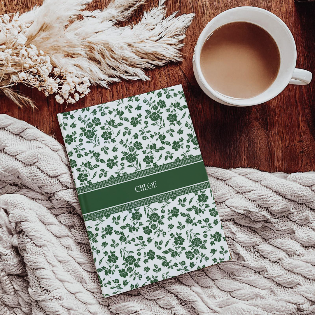 Personalized Blue Toil Journal