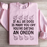 Dating An Onion Sweatshirt Light Pink / S Peachy Sunday T-Shirt