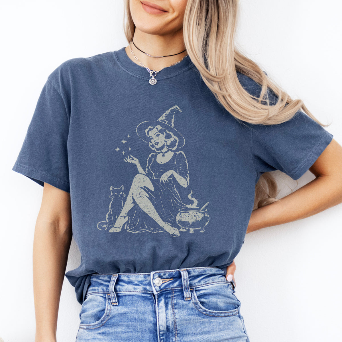 T-shirt de sorcière vintage