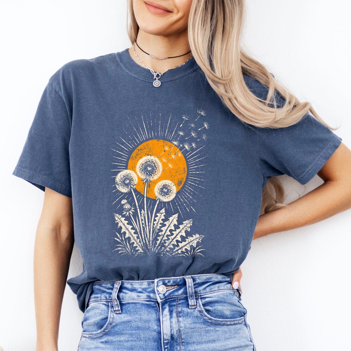 T-shirt soleil pissenlit