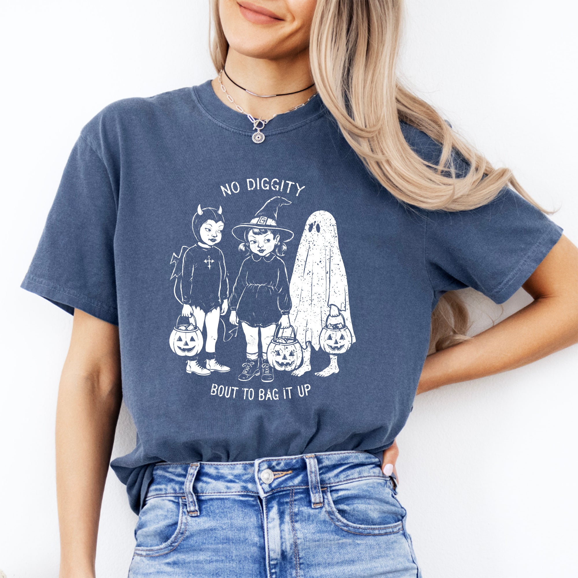 Camiseta de Halloween «No Diggity»