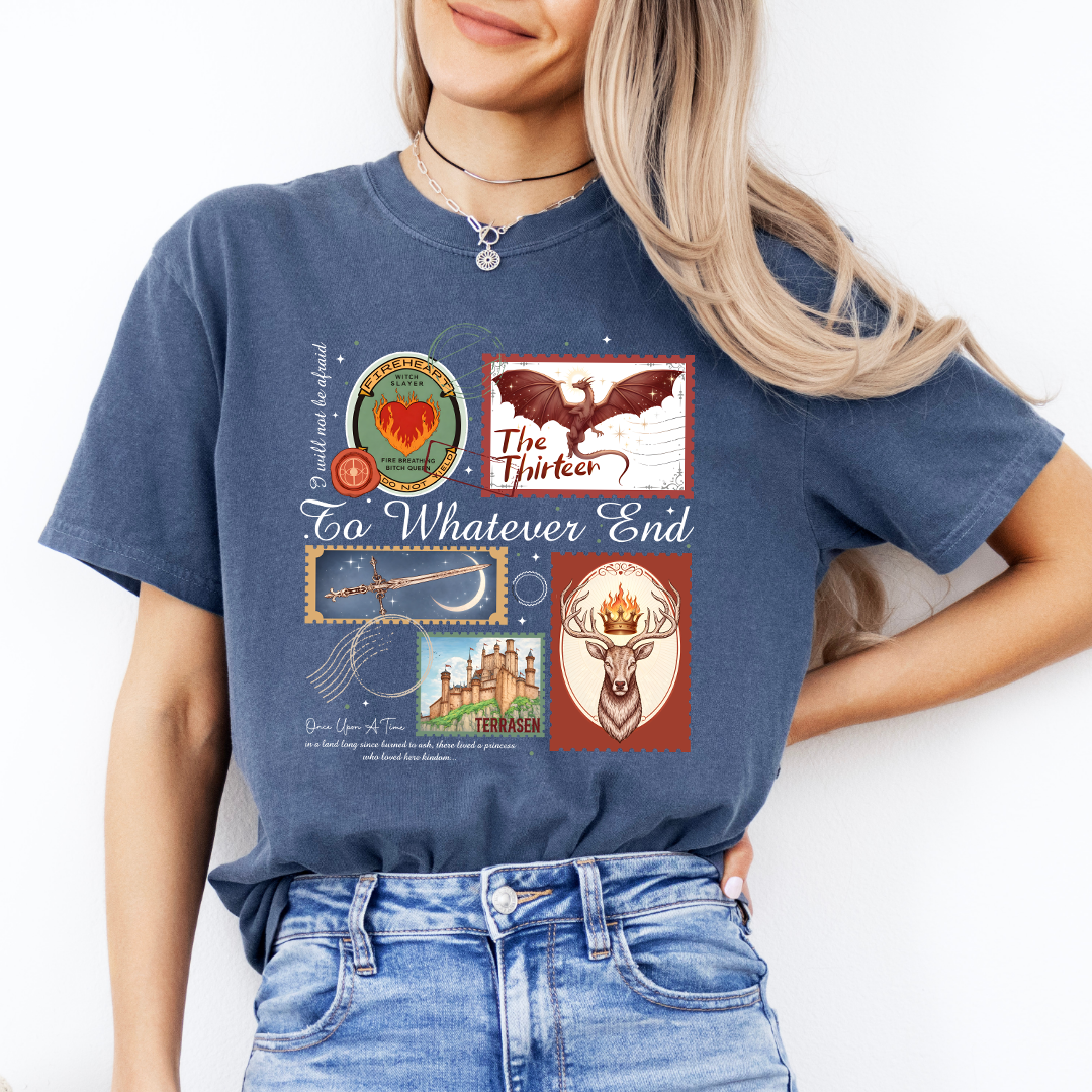Throne Of Glass TOG Book Stamps Tee