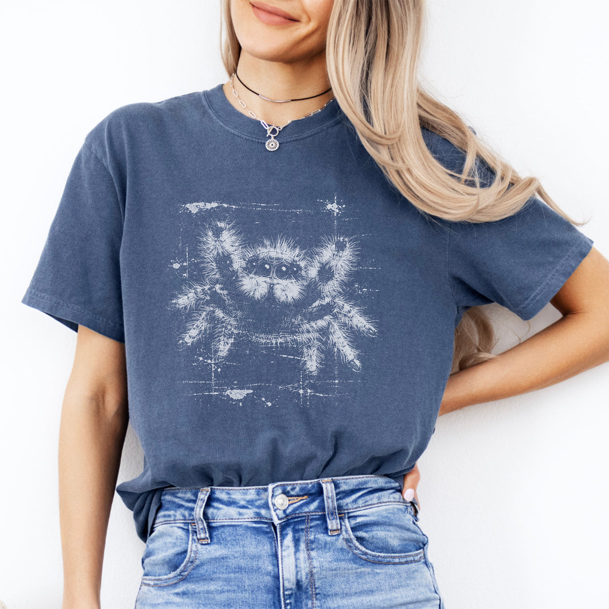Camiseta de araña saltarina