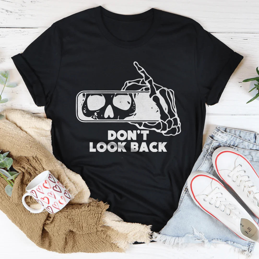 Don't Look Back Tee Black Heather / S Peachy Sunday T-Shirt