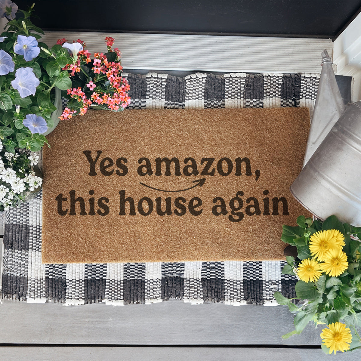Ja, Amazon, schon wieder dieses Haus - Fußmatte