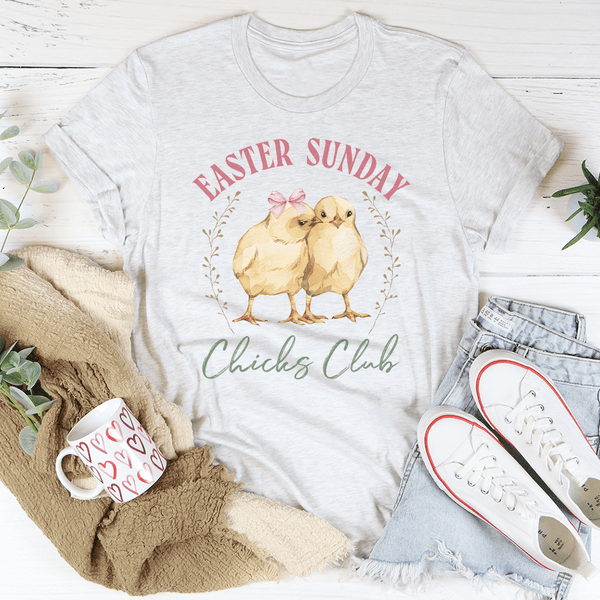 Easter Sunday Chicks Club Tee Ash / S Peachy Sunday T-Shirt