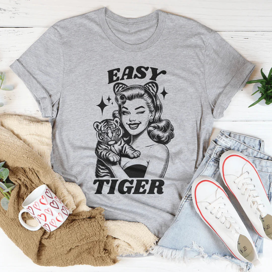 Easy Tiger Tee Athletic Heather / S Peachy Sunday T-Shirt