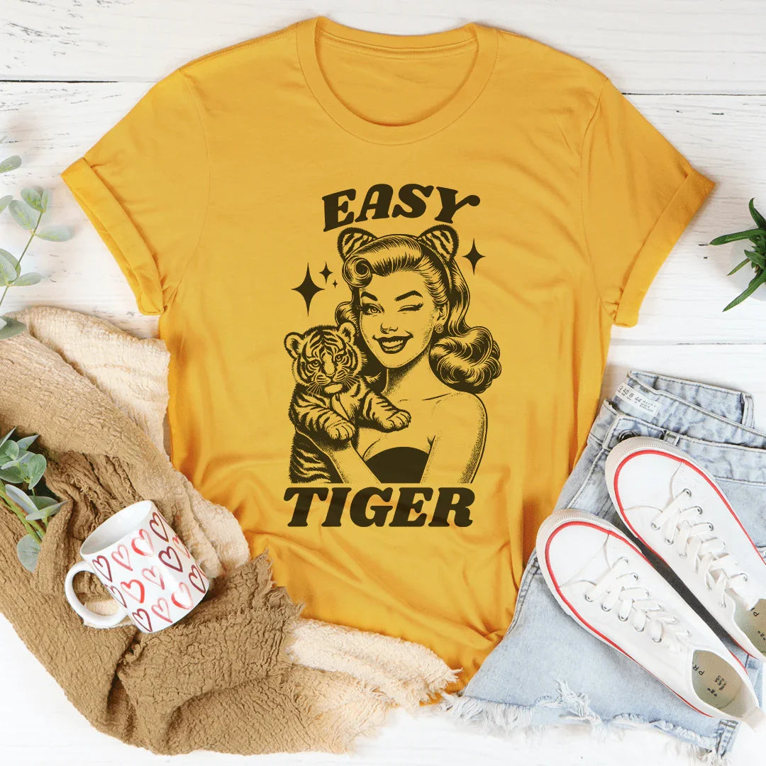 Easy Tiger Tee Mustard / S Peachy Sunday T-Shirt