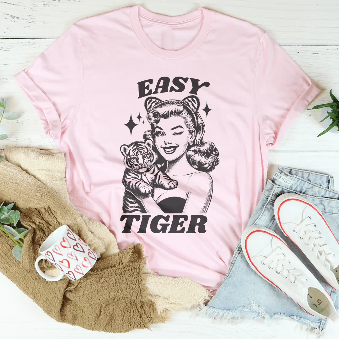Easy Tiger Tee Pink / S Peachy Sunday T-Shirt