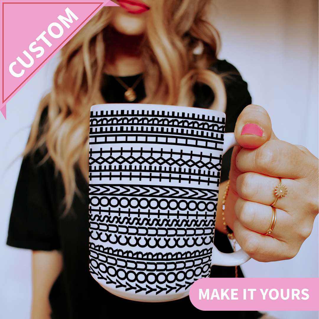 Mug personnalisé à message caché