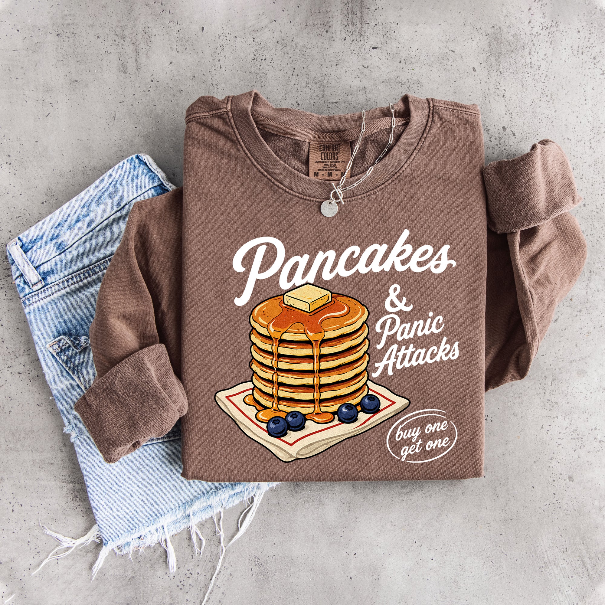 Sudadera «Panqueques y ataques de pánico»