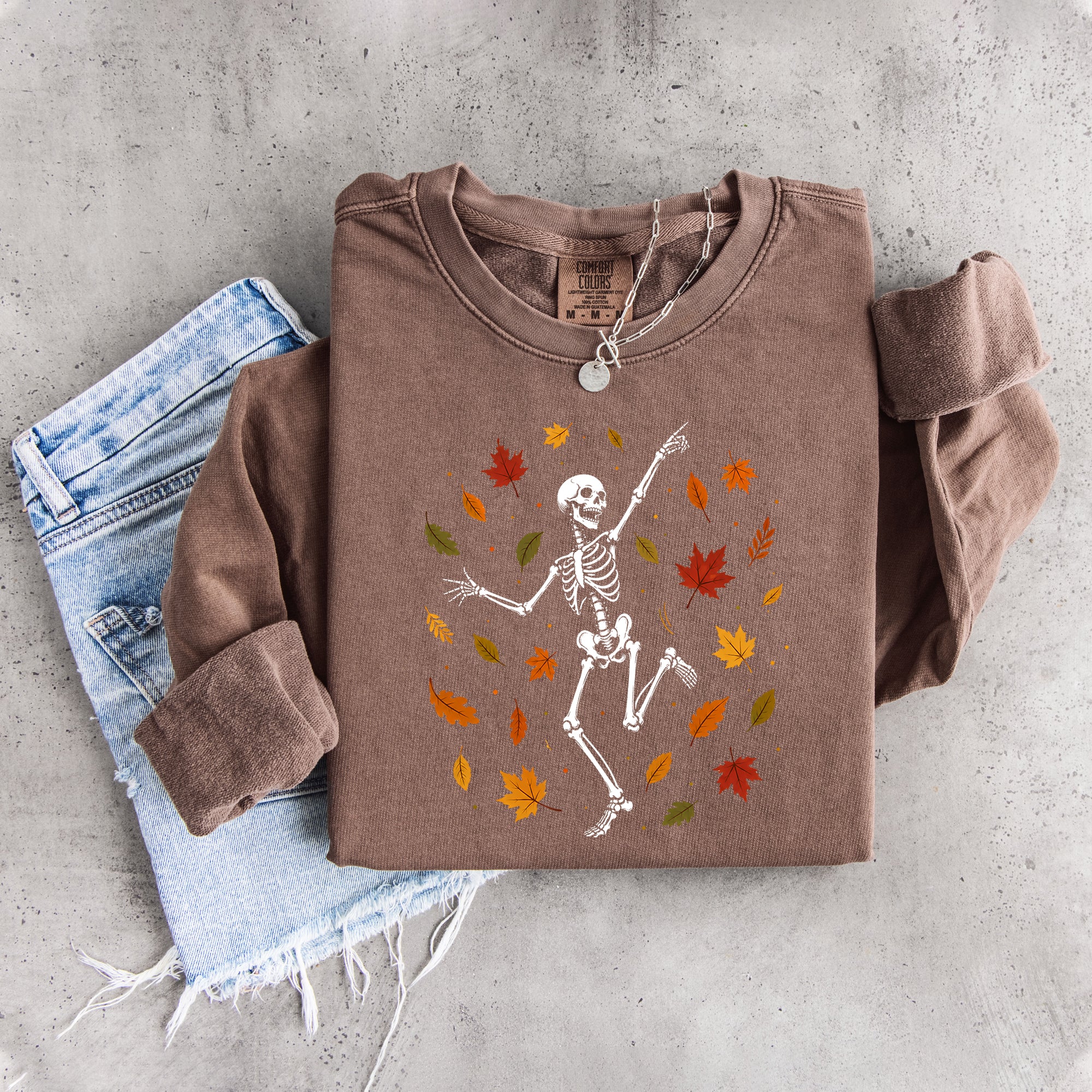 Skeleton Dancing Fall Sweatshirt