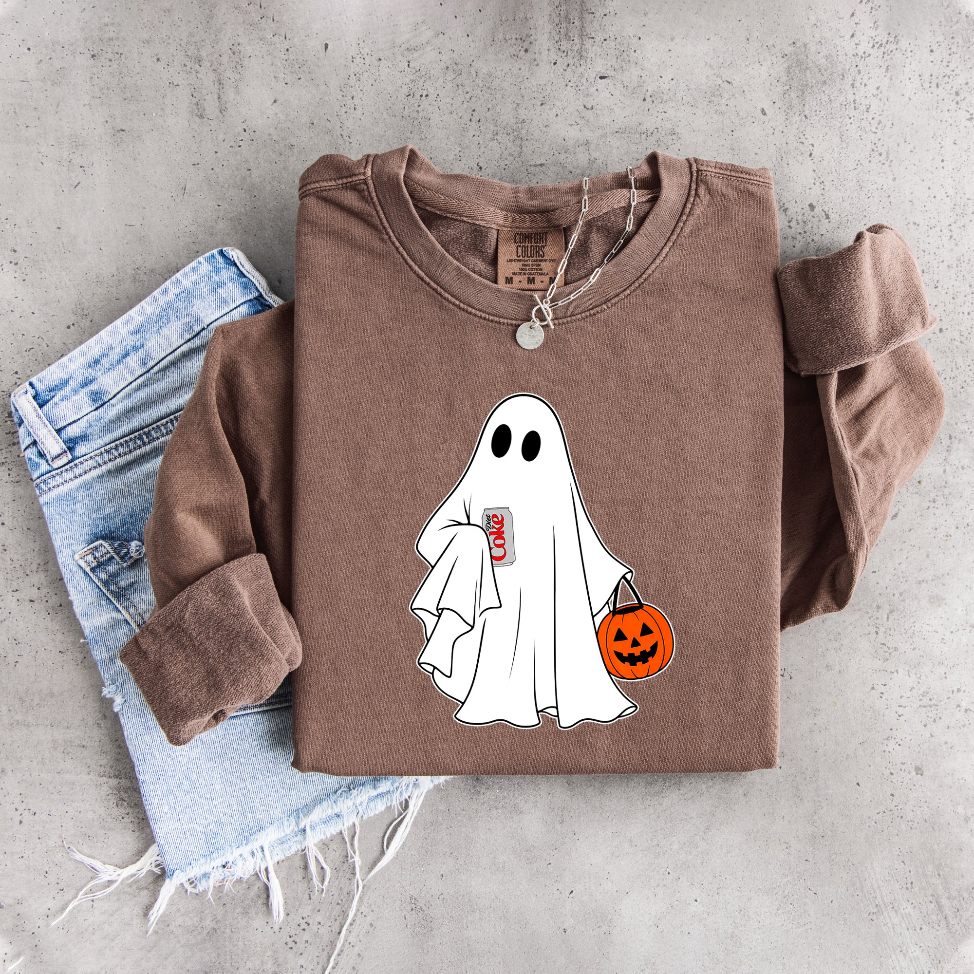 Halloween Diet Coke Ghost Sweatshirt