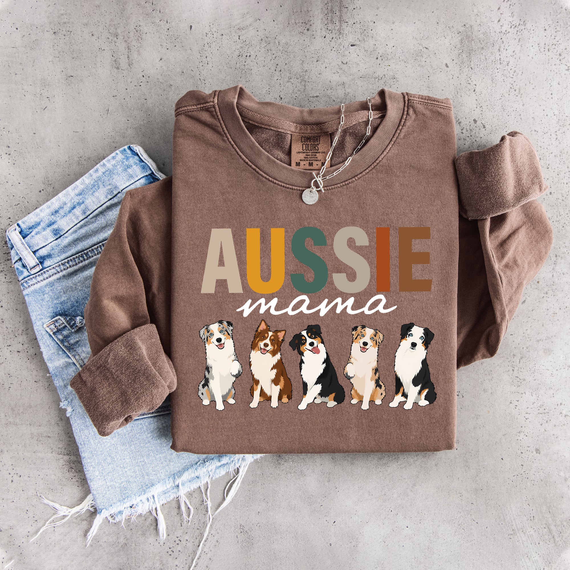 Sweatshirt für Australian-Shepherd-Mamas