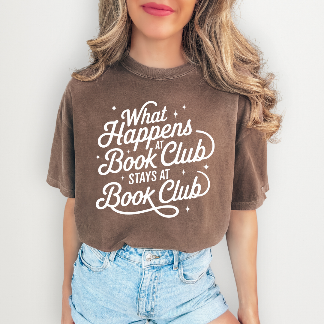 What Happens At Book Club Tee