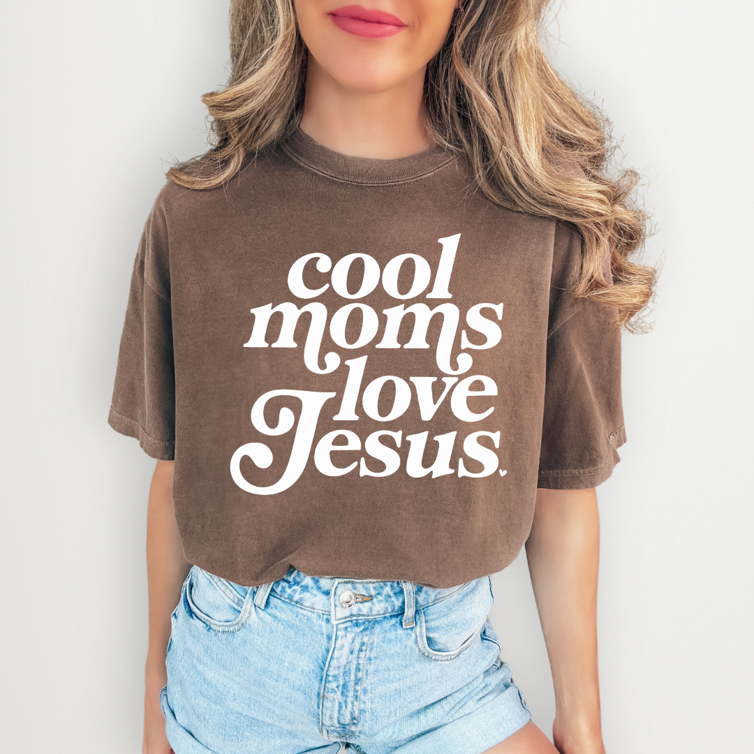 Cool Moms Love Jesus Tee