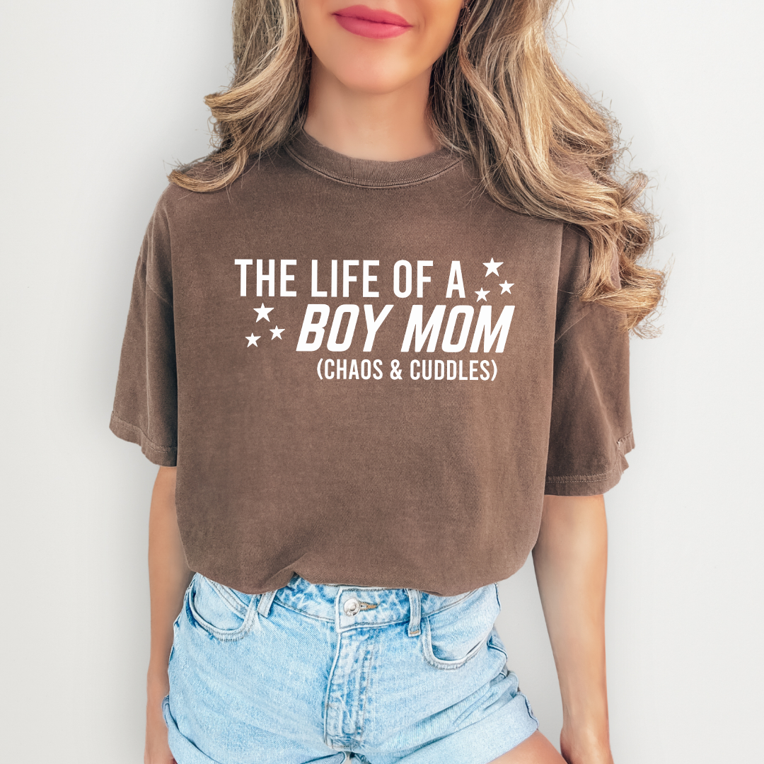 The Life Of A Boy Mom Tee