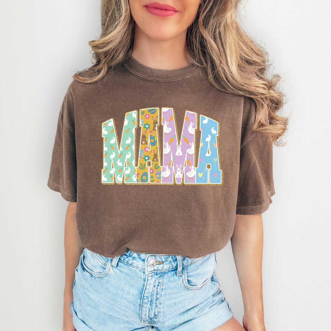 Retro Easter Mama Tee
