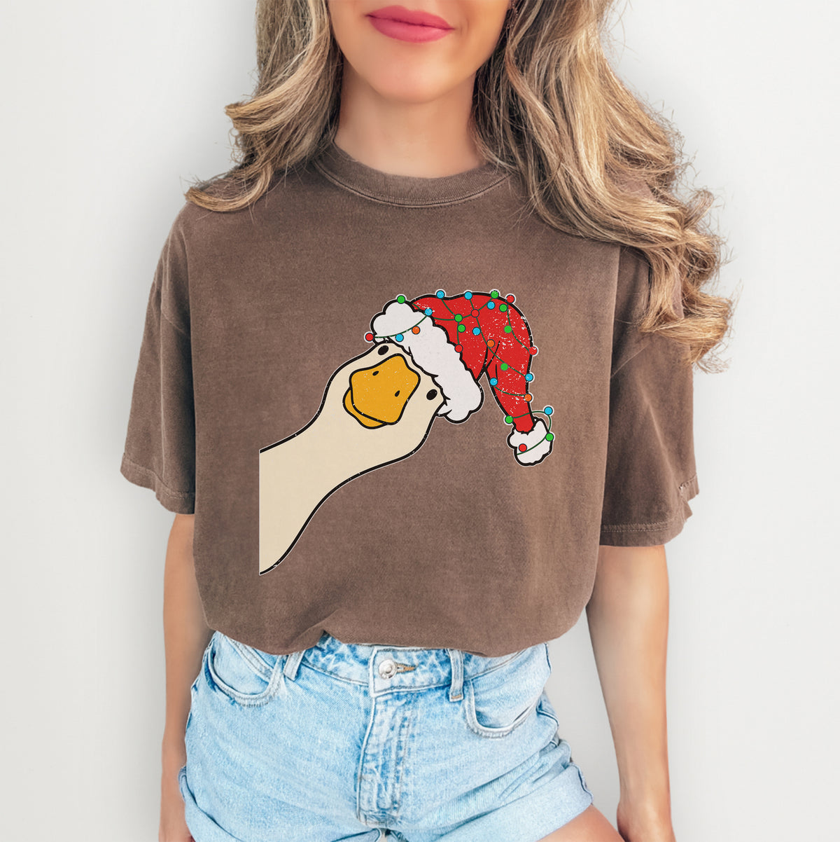 Funny Christmas Goose Tee