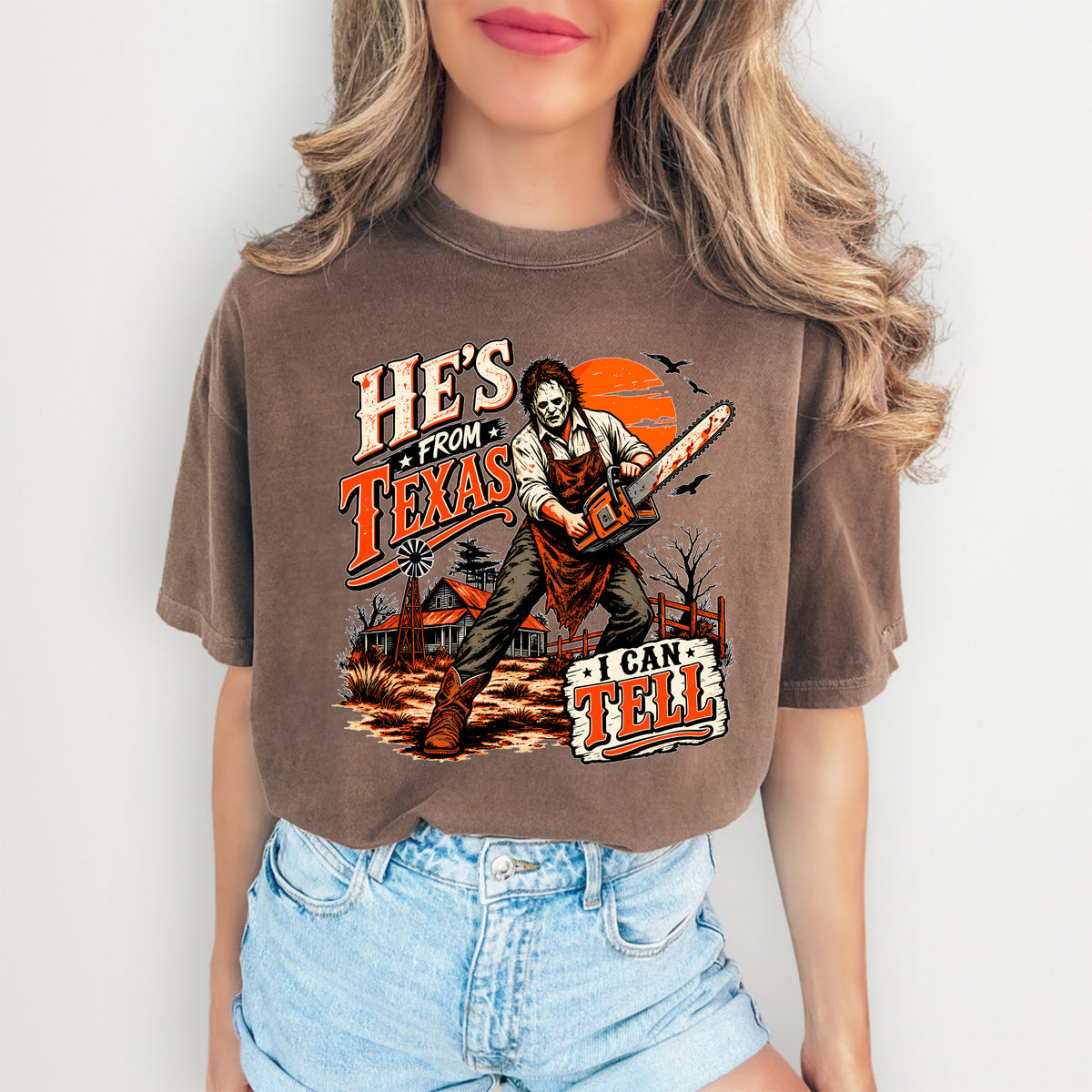 Camiseta «Él es de Texas»
