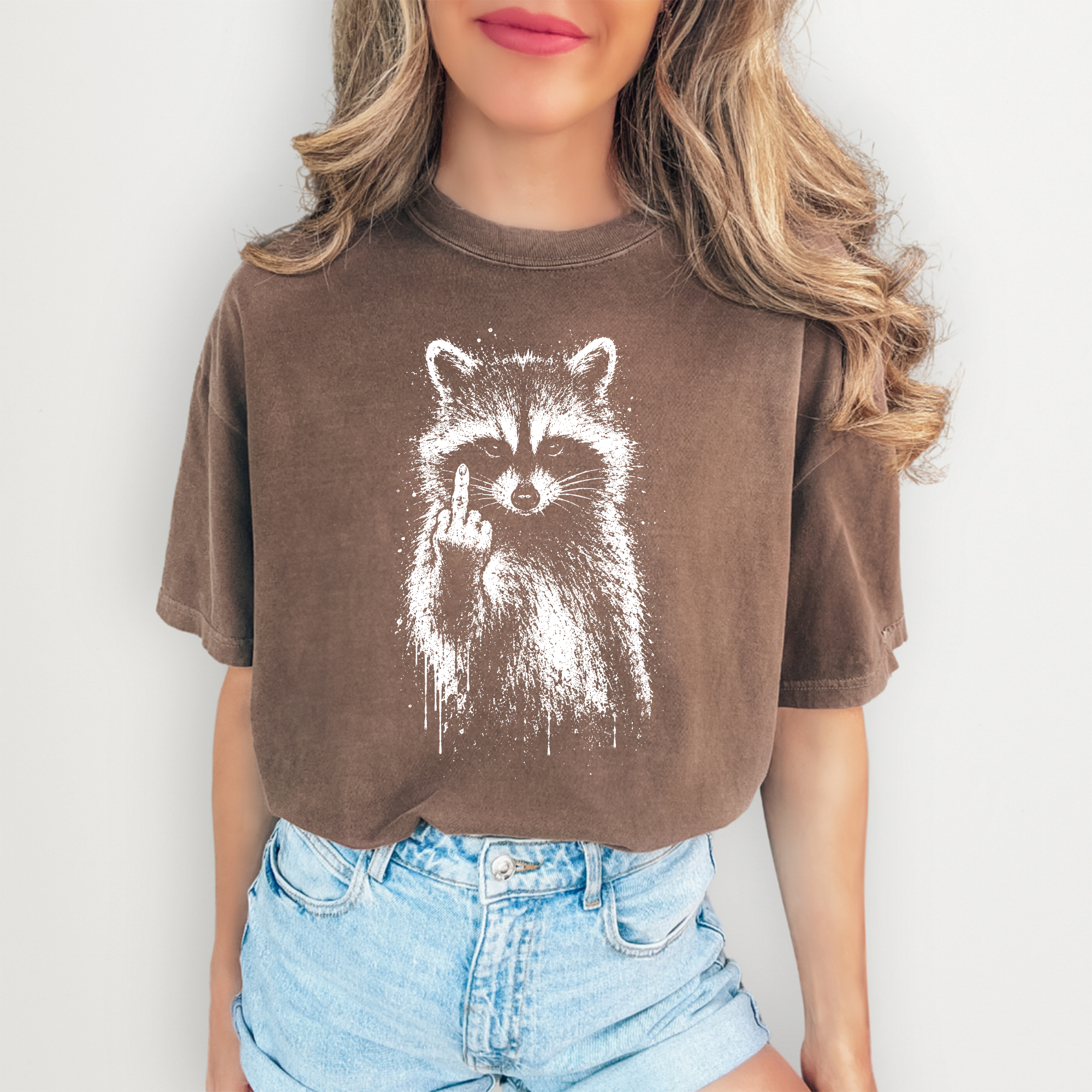 Camiseta de mapache sarcástico y divertido