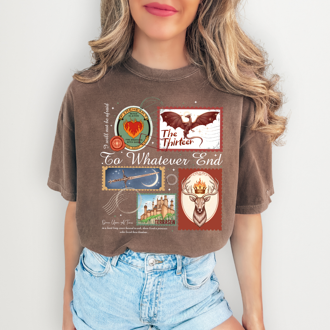 Throne Of Glass TOG Book Stamps Tee