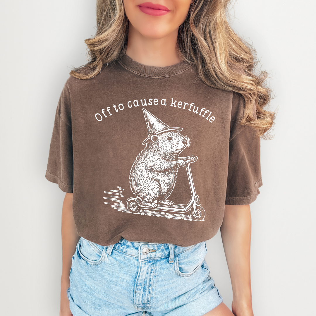 Off To Cause A Kerfuffle Tee