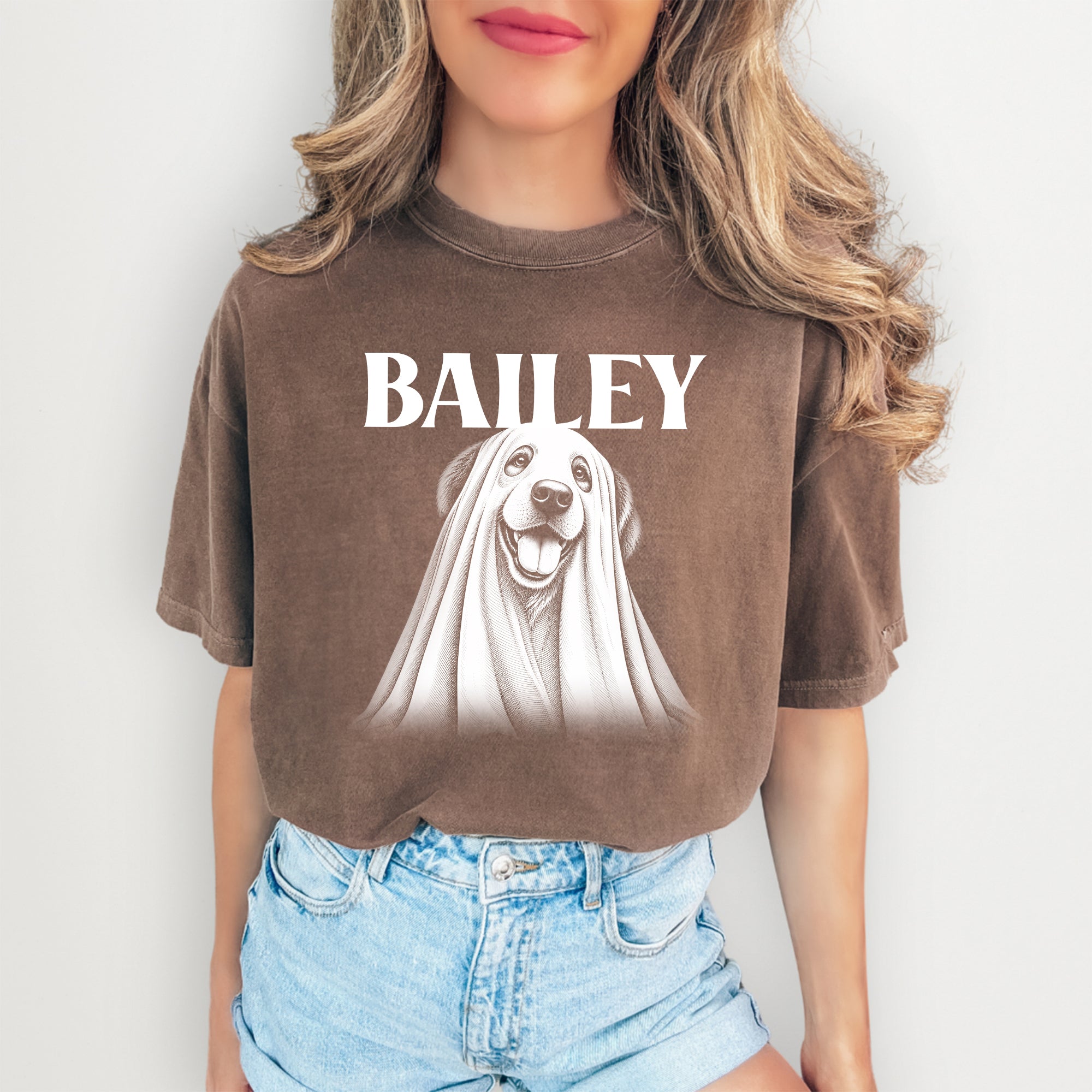 Camiseta personalizada para perro con temática de Halloween