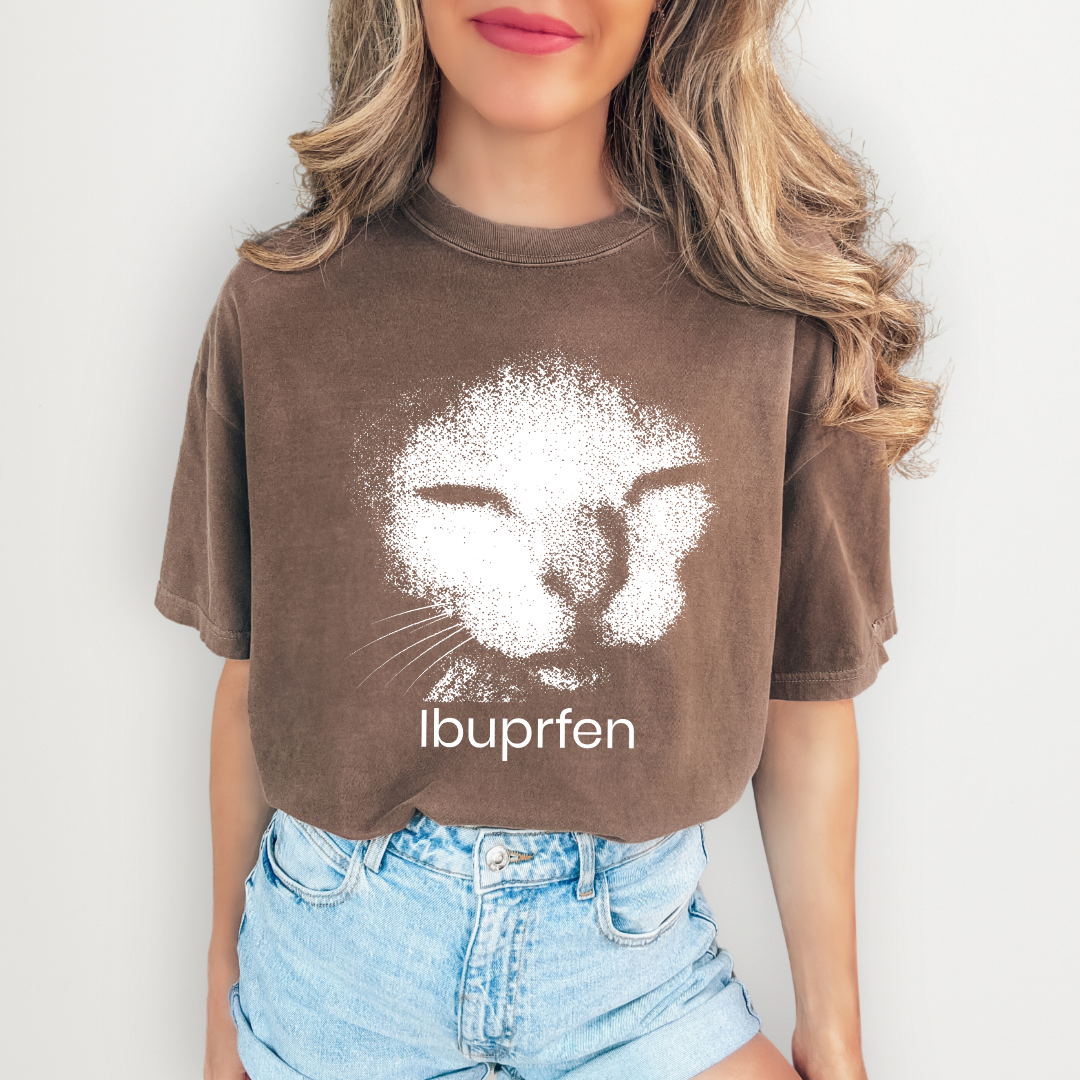 Ibuprofen Cat Tee