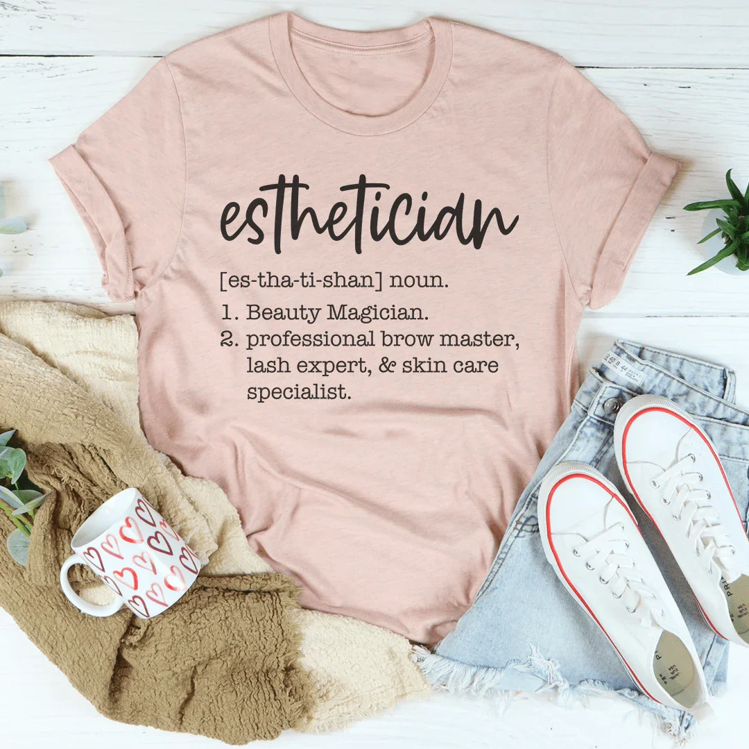 Esthetician Beauty Magician Tee Heather Prism Peach / S Peachy Sunday T-Shirt