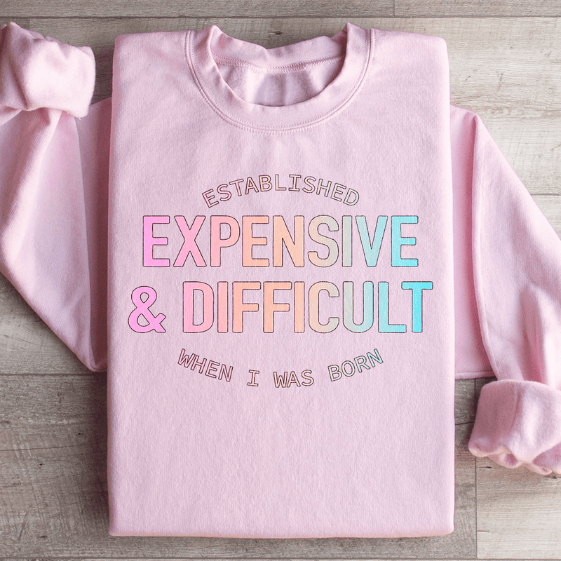 Expensive & Difficult Sweatshirt Light Pink / S Peachy Sunday T-Shirt