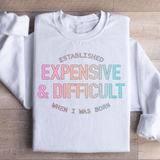 Expensive & Difficult Sweatshirt White / S Peachy Sunday T-Shirt