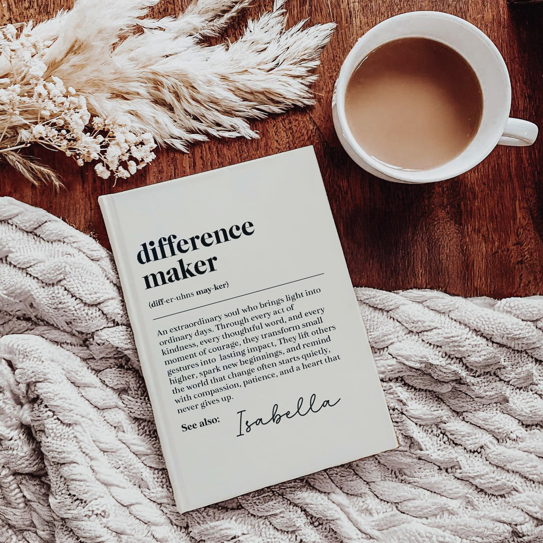 Personalized Difference Maker Journal
