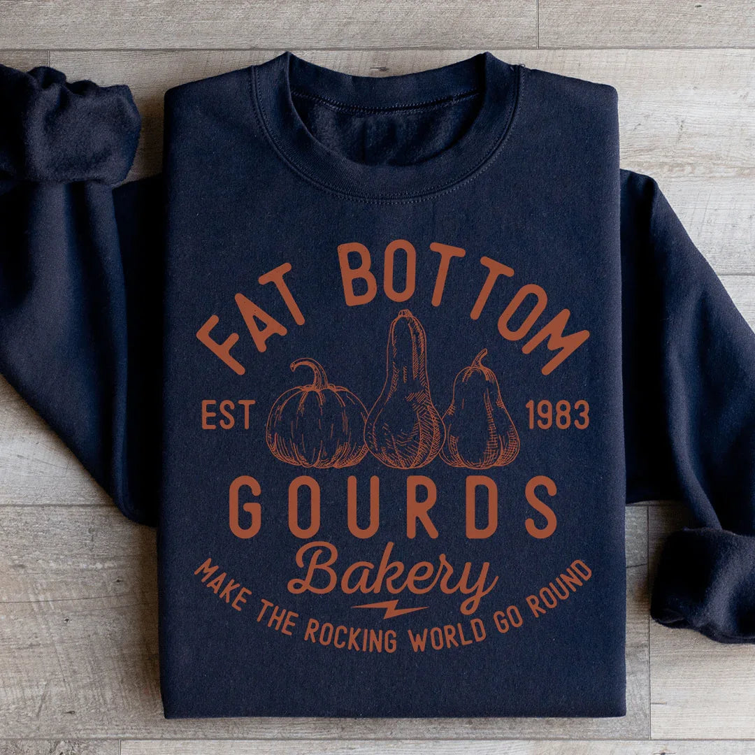 Fat Bottom Gourds Sweatshirt Black / S Peachy Sunday T-Shirt