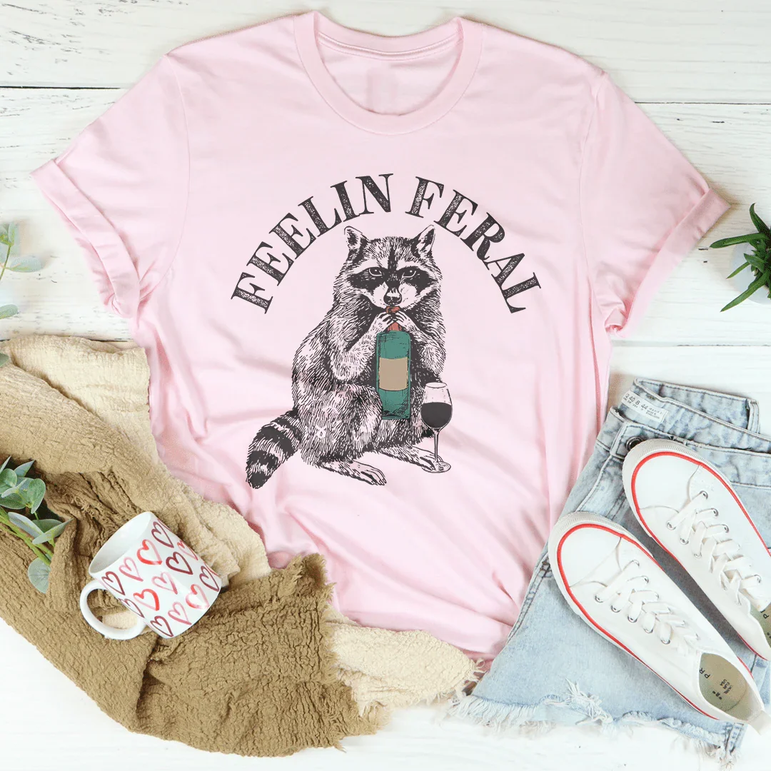 Feelin feral Tee Pink / S Peachy Sunday T-Shirt