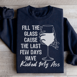 Fill The Glass Sweatshirt Black / S Peachy Sunday T-Shirt