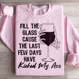 Fill The Glass Sweatshirt Light Pink / S Peachy Sunday T-Shirt
