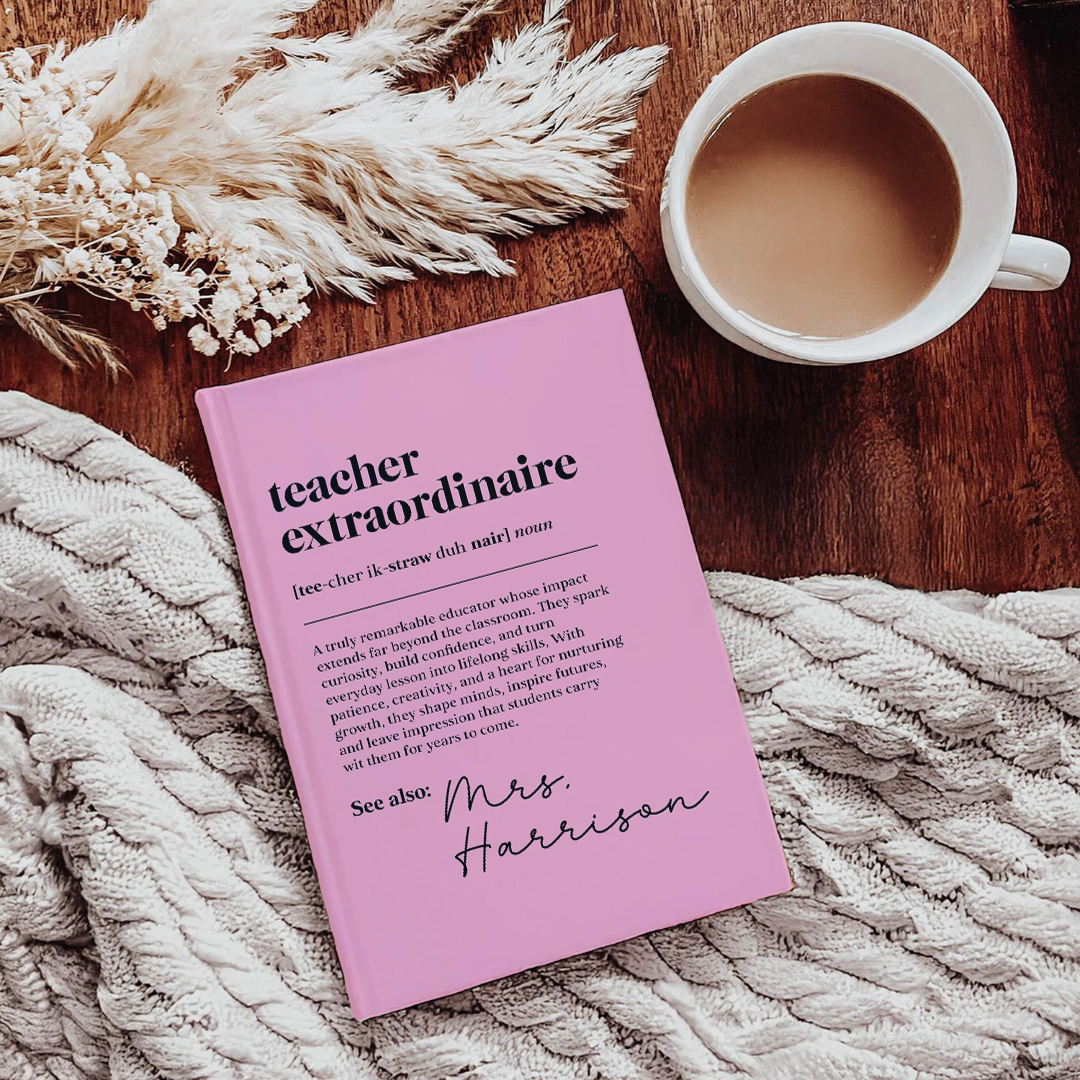 Personalized Teacher Definition Journal